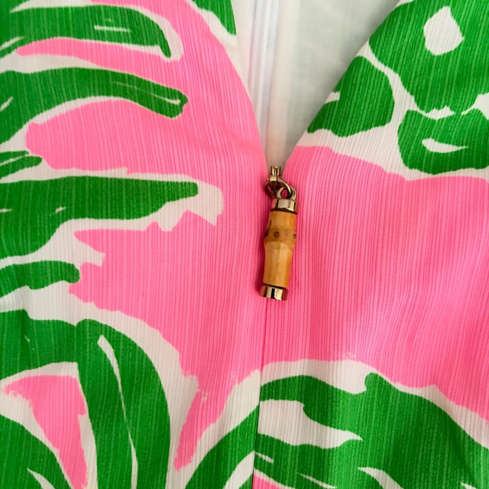 Lilly Pulitzer Mila Shift Dress Pink Pout Flamenco Size 4 - Picture 6 of 7